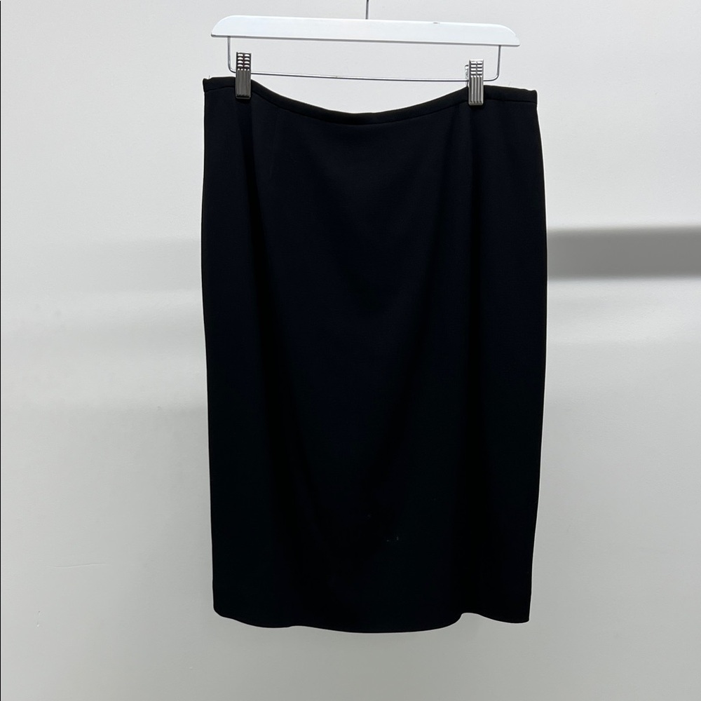 Armani Collezioni Classic Black Pencil Skirt